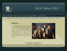 Tablet Screenshot of pattondental.com